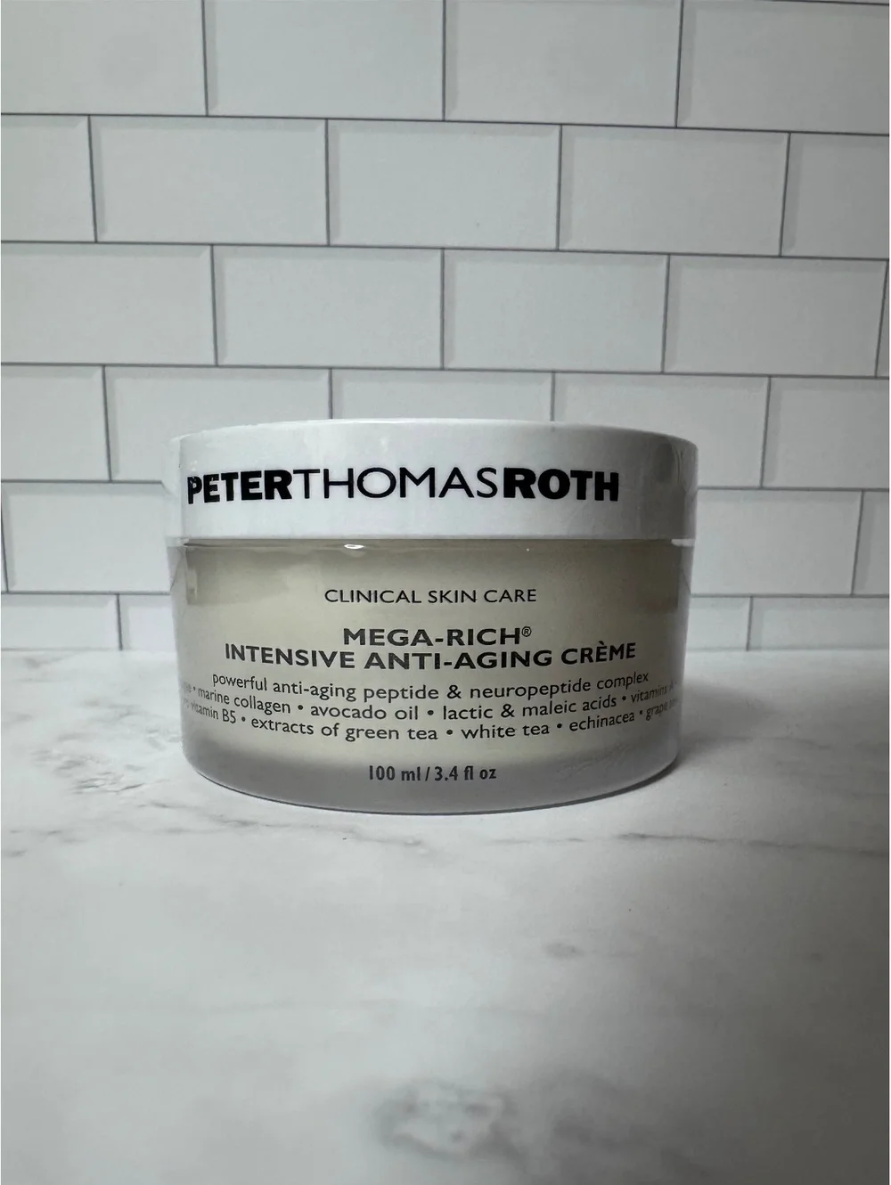 Peter Thomas Roth Mega-Rich Intensive Anti-Aging Crème 100ml New 3.4 oz